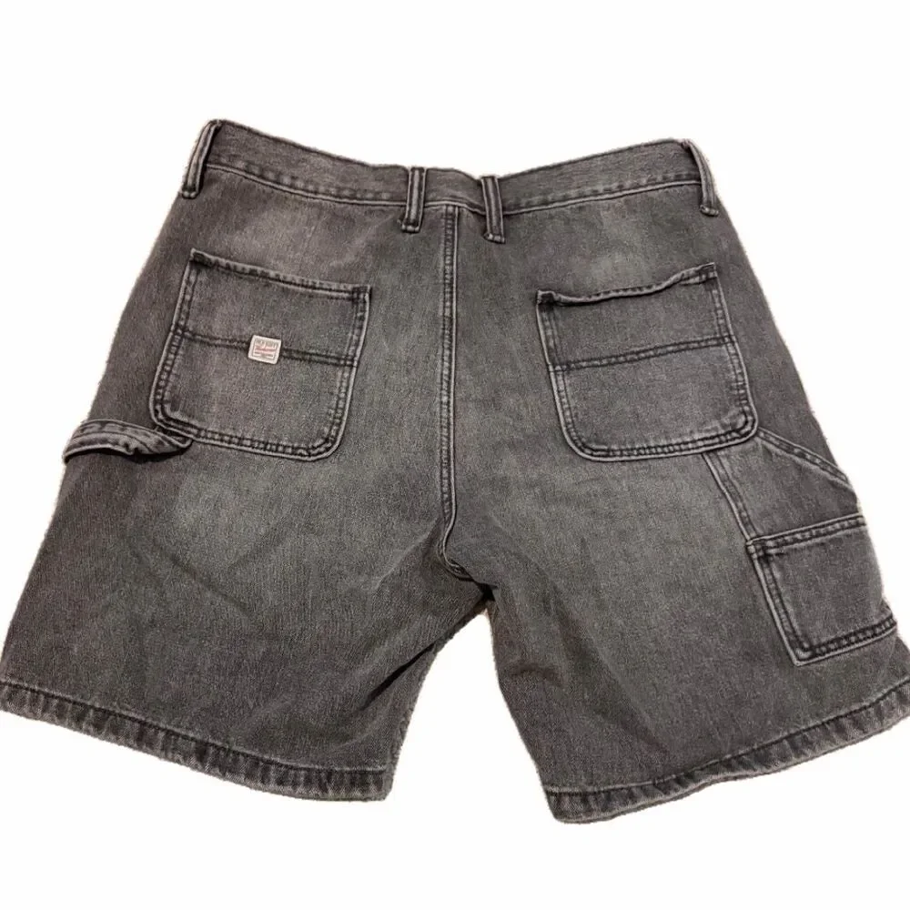 Old-navy Men's Black and Grey Shorts